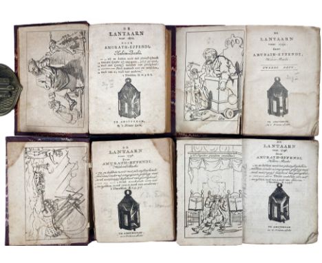 WOENSEL -- AMURATH-EFFENDI Hekim-Bachi (=P. v. Woensel). De Lantaarn voor 1792 (2e dr.); 1796; 1798 &amp; 1800. Amst., In 't 
