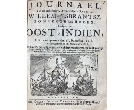 MARITIME HISTORY - TRAVELLING -- BONTEKOE, W.Y. Journael, Van de Acht-jarige, Avontuerlijcke Reyse (…) Gedaen nae Oost-Indien