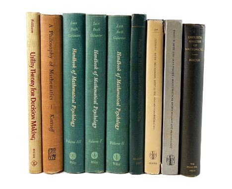RUDIN, W. Principles of mathematical analysis. 1953. Ocl. -- A.F. BENTLEY. Linguistic analysis of mathematics. 1932. Ocl. -- 