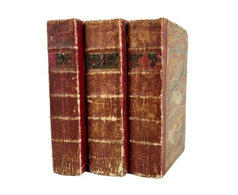 LOON, G. v. Beschryving der aloude regeeringwyze van Holland. Leiden, P. v.d. Eyk, 1744-50. 5 in 3 vols. (32), 284, (30); 306