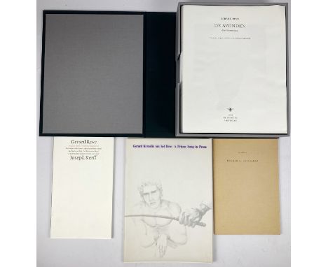 REVE, G. De avonden. Een winterverhaal. Facsimile-uitgave v.h. manuscript en typoscript. Amst., De Bezige Bij, 2001. W. colop