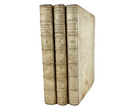 SECKENDORFF, V.L. v. Uitvoerige en onpartydige historie der Reformatie door Dr. Martin Luther en andere voortreflyke mannen, 