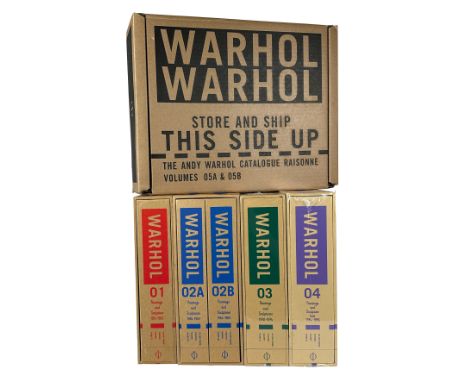 WARHOL, Andy. The Andy Warhol Catalogue Raisonné. Ed. by G. Frei &amp; N. Printz. Vols. 1-5. N.Y., 2002-18. 5 in 7 vols. Prof
