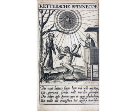 PETRONIUS, J. (=J. DAVID). Kettersche spinnecoppe waer in, deur de natuere der spinnecoppe, claerlijck bewesen wort, hoe degh