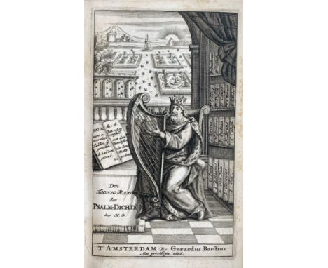 PSALMS -- GHYSEN, H. Den hoonig-raat des psalm-dichten, ofte Davids Psalmen met d'andere lof-sangen, op sang-maate gestelt do