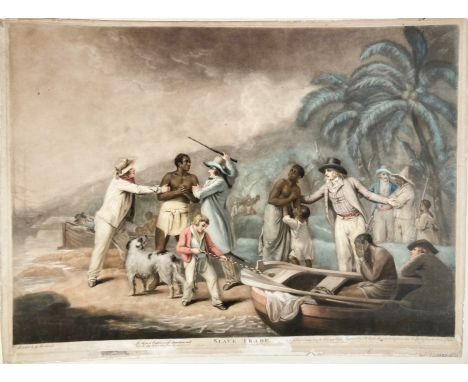 SLAVERY -- "SLAVE TRADE. Lo! the poor Captive with distraction wild. Views his dear Partner torn from his embrace! A diff'ren
