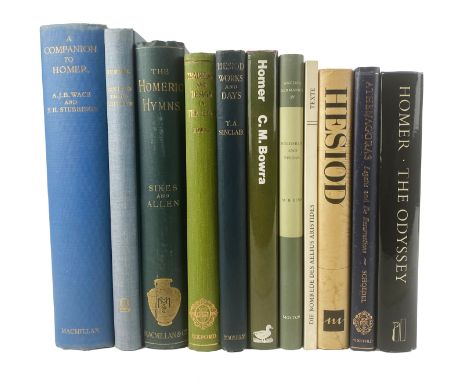 HOMERUS. Hymns. Ed. (w. introd. &amp; comm.) by T.W. Allen, W.R. Halliday &amp; E.E. Sikes. 1904. Ocl. -- A.J.B. WACE &amp; F