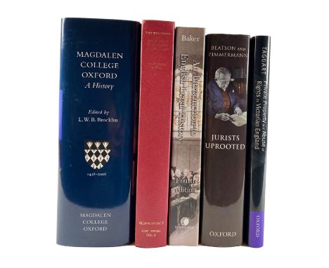 BEATSON, J. &amp; R. ZIMMERMANN, eds. Jurists uprooted. German-speaking émigré lawyers in 20th-c. Britain. (2004). Obrds. w. 