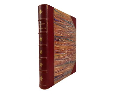 FANTIN-LATOUR -- JULLIEN, A. Richard Wagner. Sa vie et ses oeuvres. Par./Lond., J. Rouam &amp; G. Wood, 1886. xvi, 346, (2) p