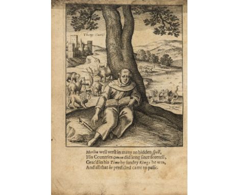 Prophesies.- [Heywood (Thomas)] Merlins Prophesies and Predictions Interpreted, and their truth made good by our English Anna