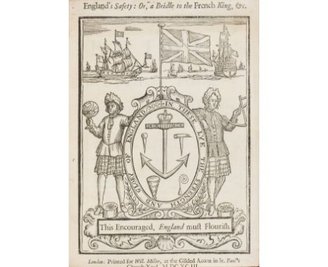 Maritime.- St. Lo (George) England's Safety: or, A Bridle to the French King. Proposing a Sure Method for Encouraging Navigat