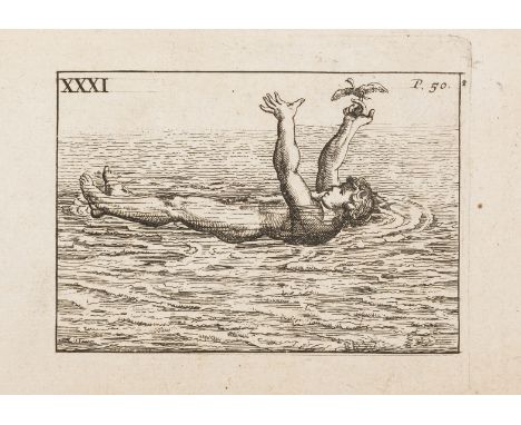 Swimming.- Thevenot (Melchisédec) The Art of Swimming. Illustrated by Proper Figures. With Advice for Bathing, first edition 