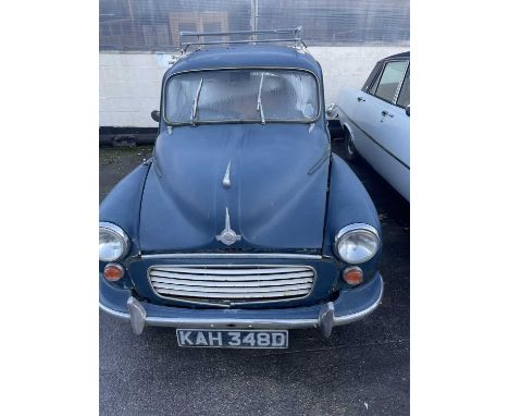 Here is a Morris Minor restoration project car, body work will require some work has corroded in the usual places, under the 