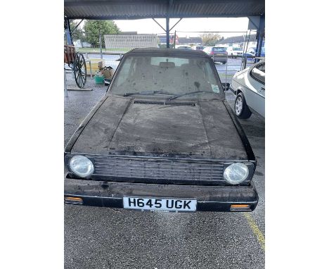 Golf MK2 convertible with the clipper kit. Has the 1.8L GTI engine which is known to be quick and reliable. A true barn find 
