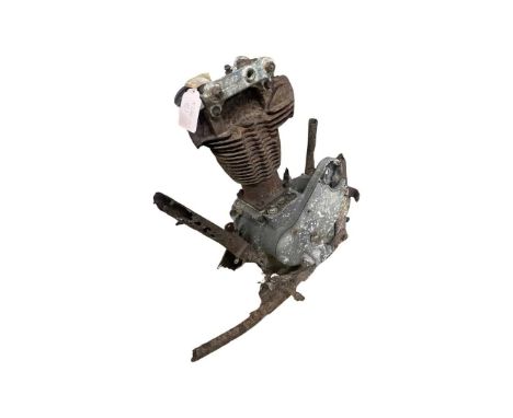 Vintage BSA motorbike engine