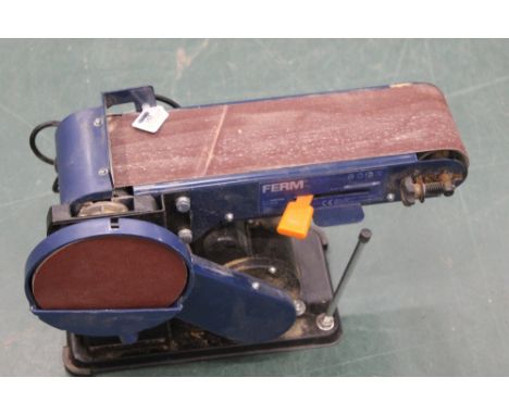 A Ferm bench sander