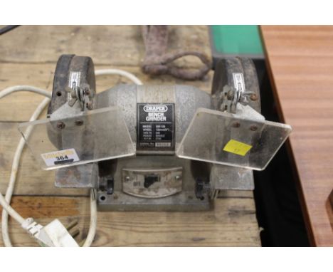 A Draper 5 inch bench grinder  