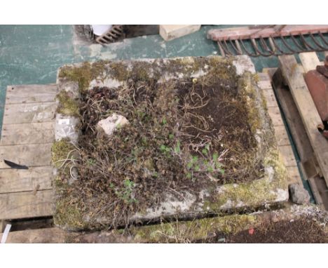 Garden trough, 30 ins wide, 23 ins deep, 9 ins high 