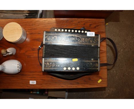 A Hohner accordion 