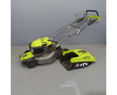 A RYOBI lawnmower with 190cc Suburu engine.