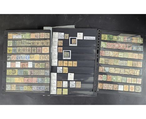 Stamps Valuable German States - Col'n On Hagners And Album Leaves Mint Or Used With Huge Cat Value Mixed Condition As Usual B