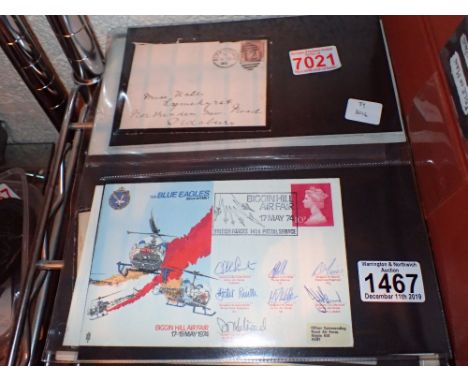 Postal History including 1948 Olympics first day covers and Blue Eagles display team signed first day cover 