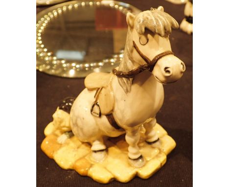 Royal Doulton Thelwell ceramic figurines Poweful Hindquarters limited edition 152/1000