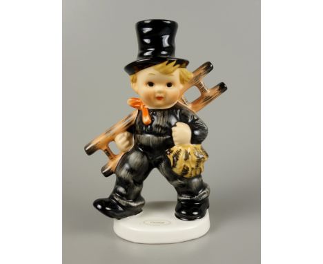 Schornsteinfeger mit Leiter und Hut, Goebel, H.13cm