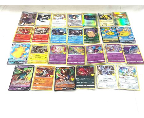 Pokemon cards, 4 x Halo Ruby nd Sapphire, 25th celebrations - near complete, 107, 9-24 (missing 8 and 25) 