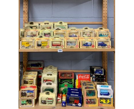 A large collection of Diecast model vehicles.