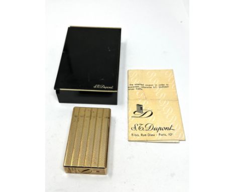 Vintage boxed dupont cigarette lighter 