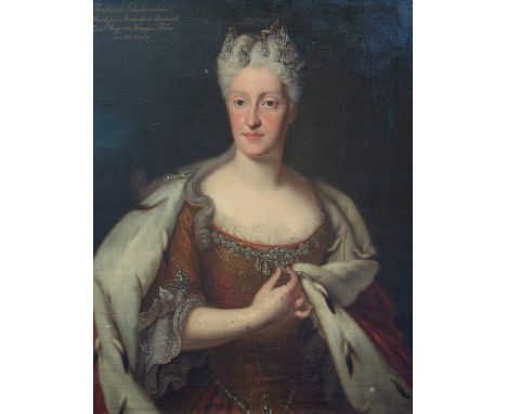 After Louis de Silvestre, portrait of Christiane Eberhardine (1671-1727), of Brandenburg-Bayreuth and Electress of Saxony, ha