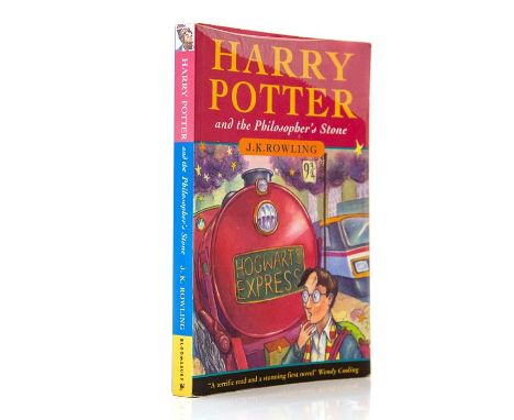 Rowling, J.K. Harry Potter and the Philosopher's Stone, first edition, first issue, London: Bloomsbury, 1997, paperback, prin