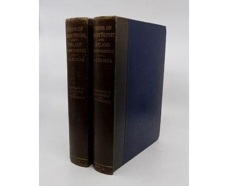 Butler, Arthur G. Birds of Great Britain and Ireland, illustrated by H. Gronvold and W. F. Frohawk, first edition, complete i