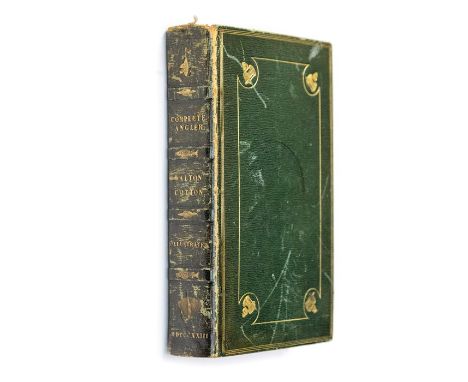 Walton, Izaak; Charles Cotton. Complete Angler, first major edition, large paper copy, plates on India paper, London: John Ma