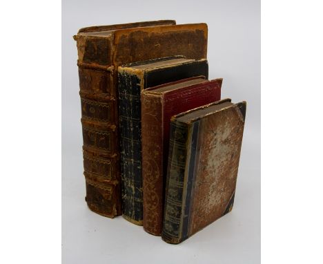 Collection of four books: 1) The Book of Common Prayer, Oxford: Printed at the Clarendon Press by W. Jackson and A. Hamilton,