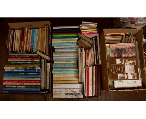 Derbyshire History Interest. A large collection of books and printed material relating to Derbyshire (history, topography, ec