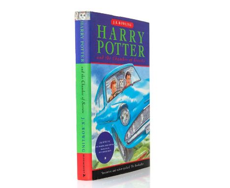 Rowling, J.K. Harry Potter and the Chamber of Secrets, signed first edition, first issue, London: Bloomsbury, 1998, hardback,