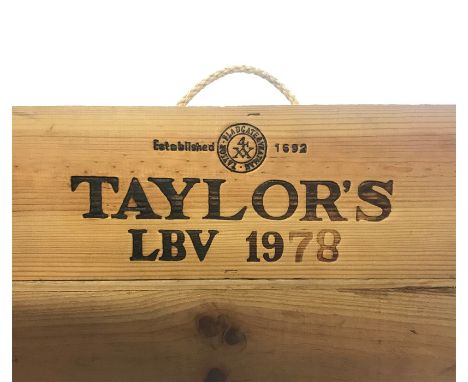 A cased magnum of 1978 Taylor's port.Description:Quantity: 1 bottleCondition: Good. Origin: Private individualType of cellar: