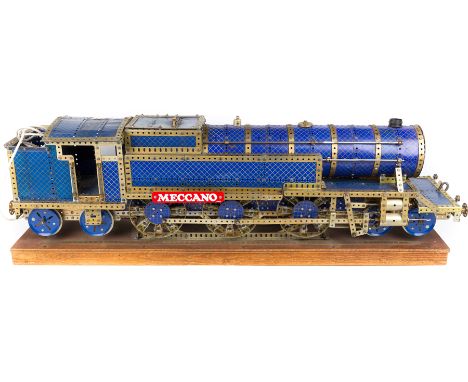 A large and impressive late 1930’s Meccano model of a 4-6-4 tank locomotive. A shop display created in the style of a Baltic 