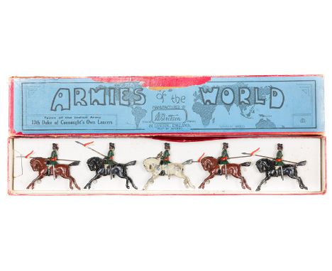 Britains Armies of the World – Types of the Indian Army 13th Duke of Connaught’s Own Lancers No.66. 5 mounted, bugler and 4 L