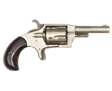 A 5 shot .32” RF Hopkins & Allen “Ranger No 2” SA revolver,  number 7943, 5¼” overall, round barrel 2¾” with patent date “Mar