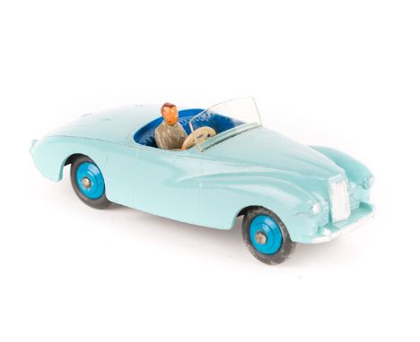 Dinky Toys Sunbeam Alpine (101). In light blue with dark blue seats and wheels. Complete with driver. VGC-Mint very minor chi