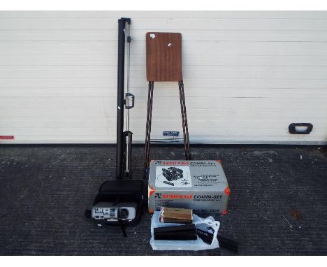 Lot to include a boxed Reflecta Combi Set dual projector system, projector screen, an NEC VT45 projector and other. [5]