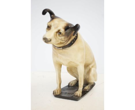 HMV resin model of nipper the dog Height 34 cm 