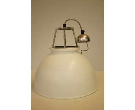Large industrial metal light shade 