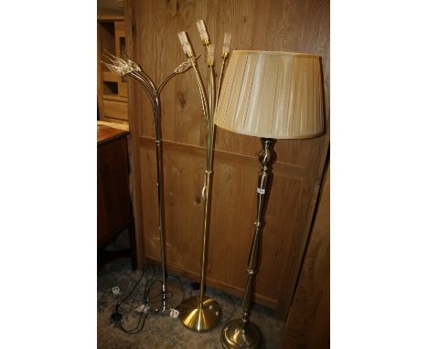 THREE MODERN LAMP STANDARDS