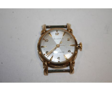 A VINTAGE BULOVA AUTOMATIC WRISTWATCH