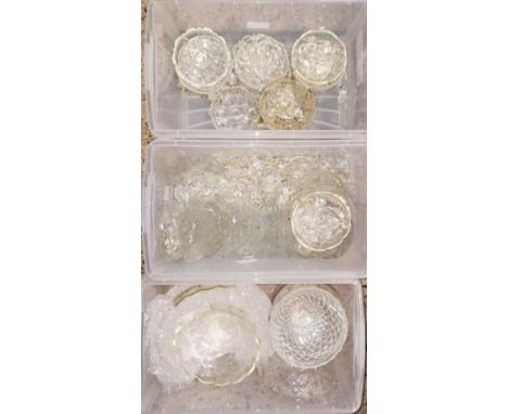 3 CARTONS OF MISC CHANDELIER SAUCERS