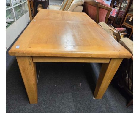 OAK FARMHOUSE TABLE, 70'' X 39''